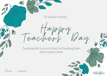 Load image into Gallery viewer, Teachers&#39; Day Cards
