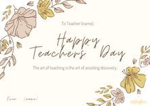 Load image into Gallery viewer, Teachers&#39; Day Cards
