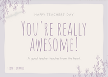 Load image into Gallery viewer, Teachers&#39; Day Cards
